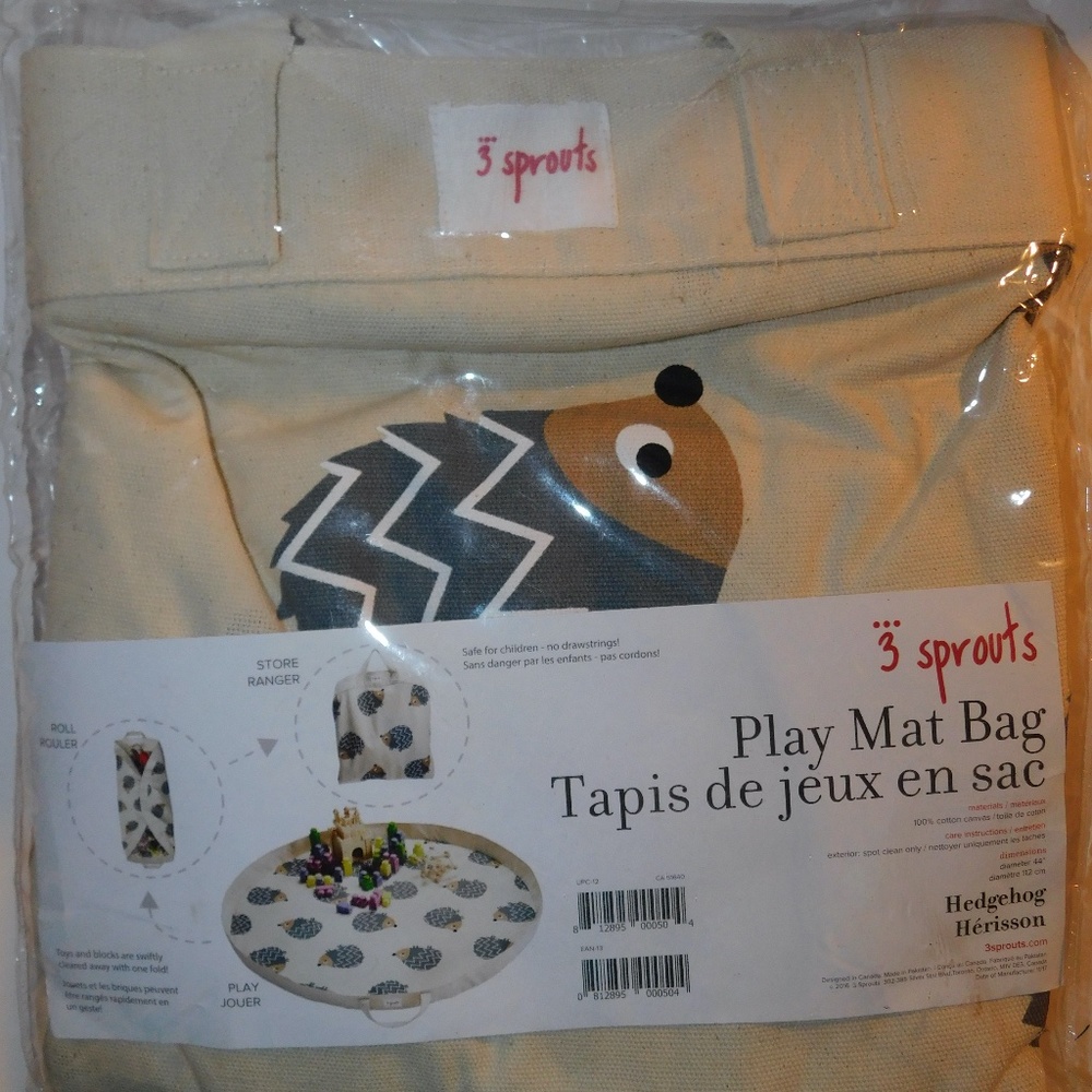 3 Sprouts Play Mat Bag